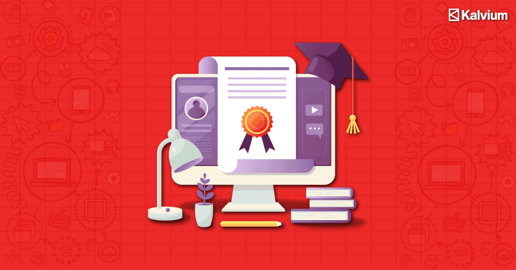 A computer showing various options for Diploma in computer science after 12th 