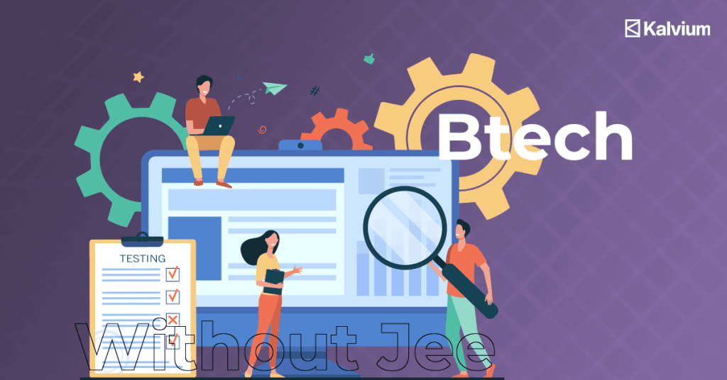 A group of students exploring various options after 12th for joining a BTech program without JEE