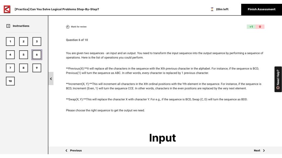 KQ Challenges can you solve logical problem step by step