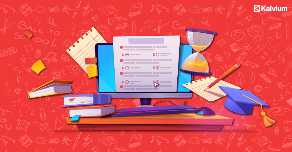 A computer showing Kalvium curriculum