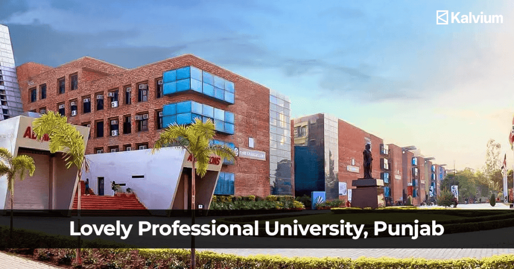 Kalvium Matters, focusing on tech and education, showcases Lovely Professional University, Punjab's modern campus, highlighting its innovative learning environment and academic excellence.